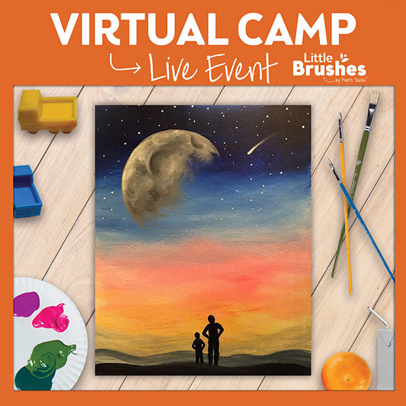 Kids' Live Virtual Painting Camp! 6 Years Or Older.
